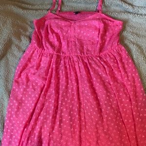 Midi Chiffon Button-Front Dress